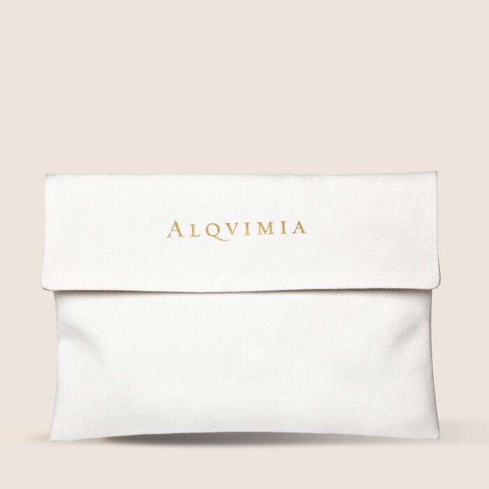 Alqvimia Neceser blanco de algodón orgánico Tienda de fábrica