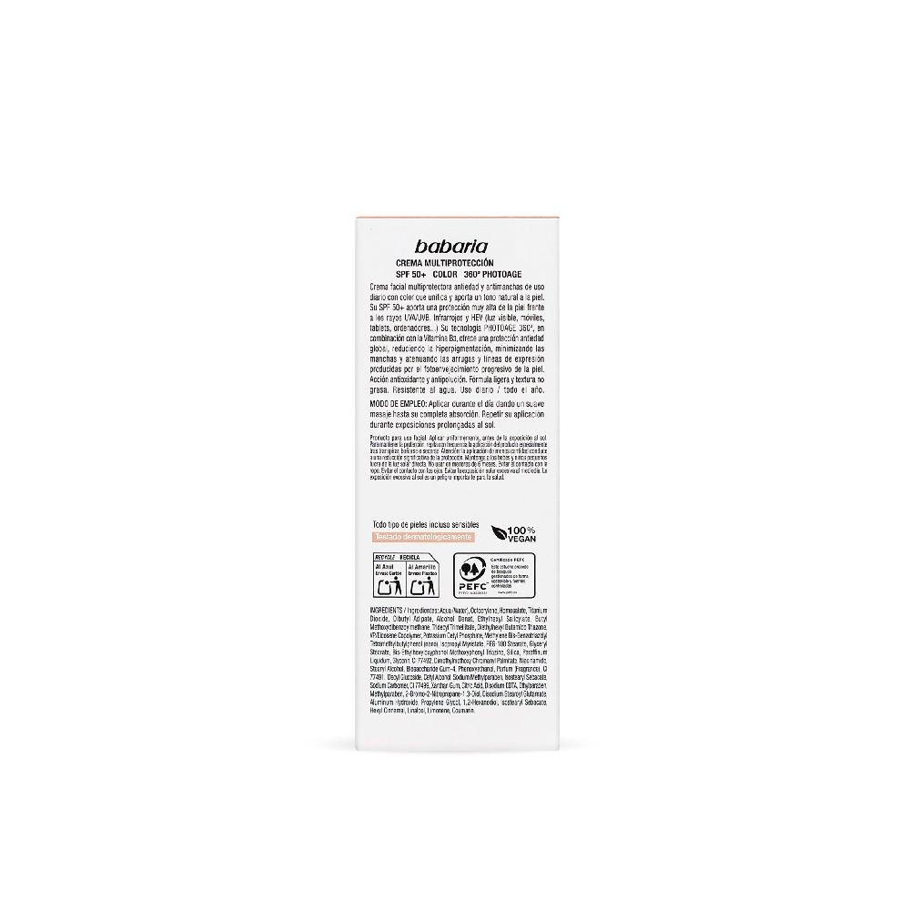 Babaria Crema Solar Facial Multiprotección Solo queda un día