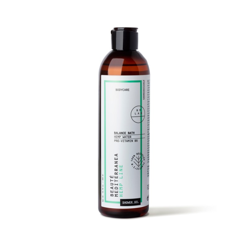 ﻿Beauté mediterranea Balance Bath con agua floral de Cáñamo sin Sulfatos