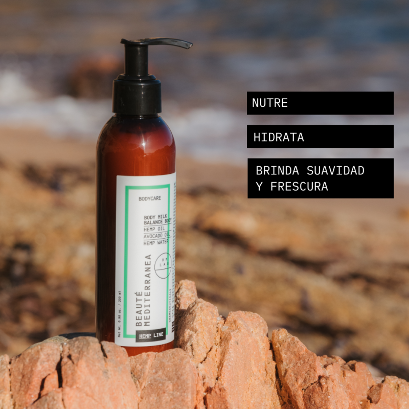 Beauté mediterranea Balance Body con aceite de Cáñamo de Aguacate y Niacinamida Envío gratis