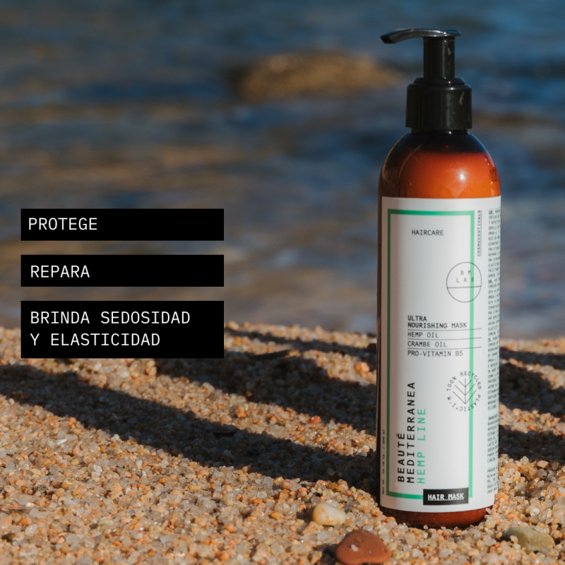 Beauté mediterranea Ultra Nourishing Mask con aceite de Cáñamo de Abisinia y Provitamina B5 Oferta especial