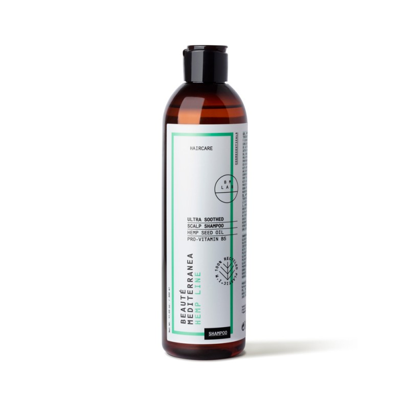 Beauté mediterranea Ultra Soothed Scalp Champú con aceite de Cáñamo sin Sulfatos