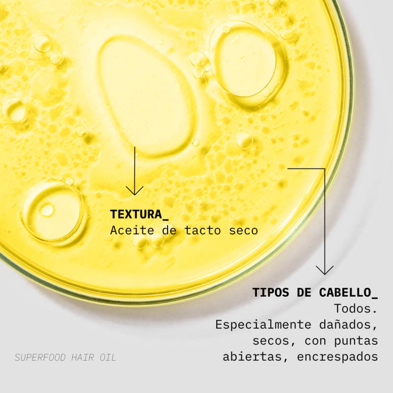 Beauté mediterranea Superfood Hairoil con aceite de Cáñamo y de Abisinia Último día
