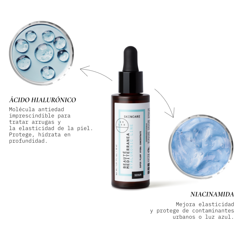 Beauté mediterranea Super Plump Hydra Concentrate Serum con ácido Hyalurónico Oferta especial de fábrica
