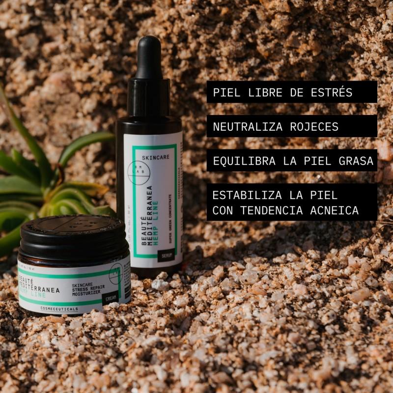Beauté mediterranea Stress Repair Skin Rutina con Cáñamo y Niacinamida Precios de Black Friday