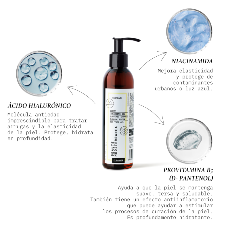 Beauté mediterranea Glowy Cleansing Gel Ofertas especiales