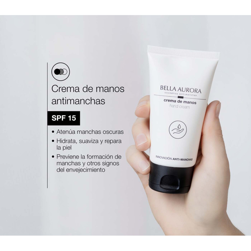 Bella Aurora Crema de manos antimanchas y antiedad SPF15 Rebajas top