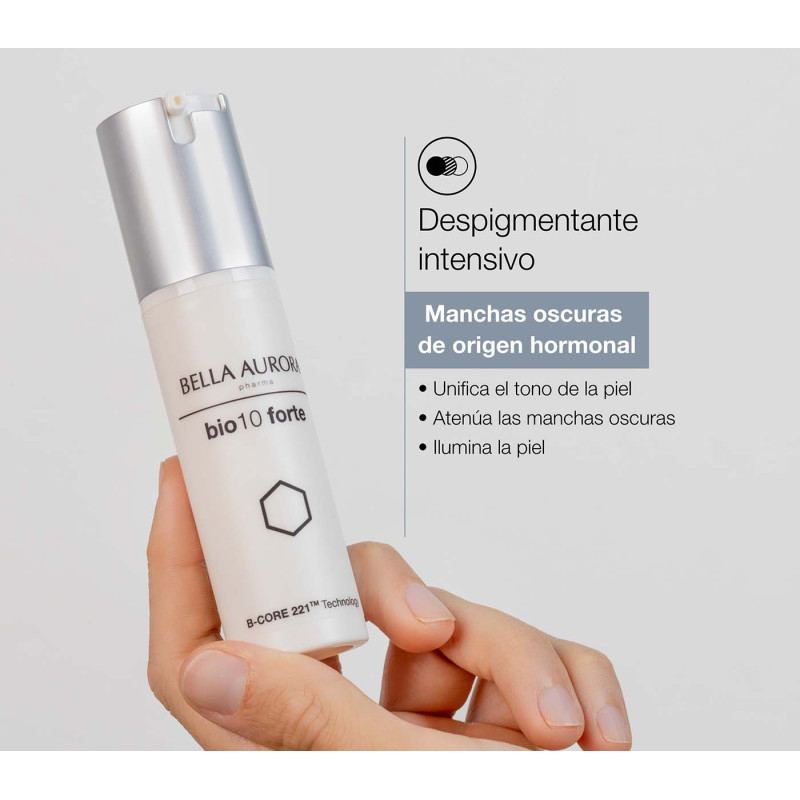 Bella Aurora bio10 forte M-lasma Tratamiento despigmentante intensivo para manchas hormonales Precio de fábrica