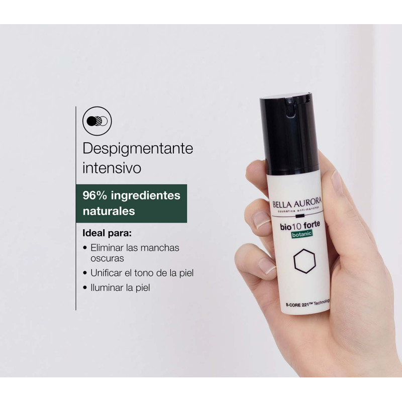 Bella Aurora bio10 forte Botanic Tratamiento despigmentante intensivo 96% Activos naturales Envío internacional gratuito