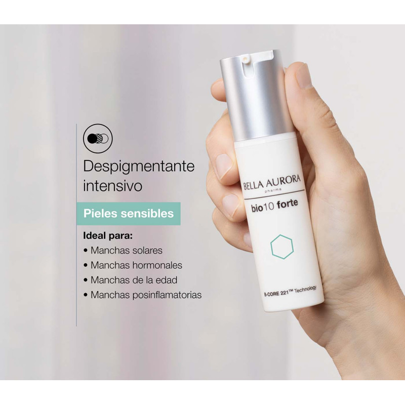 Bella Aurora Tratamiento Intensivo para Piel Sensible sin SPF. bio10 forte Sensitive + Night Pharma Precios de Black Friday