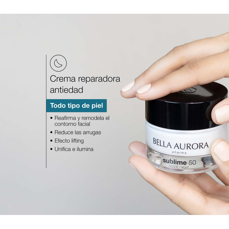 Bella Aurora Sublime 50 noche crema reafirmante anti-edad Tienda