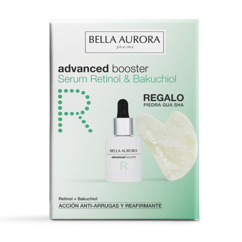 Bella Aurora Pack advanced booster Retinol & Bakuchiol + Gua sha ÚLTIMAS EDICIONES