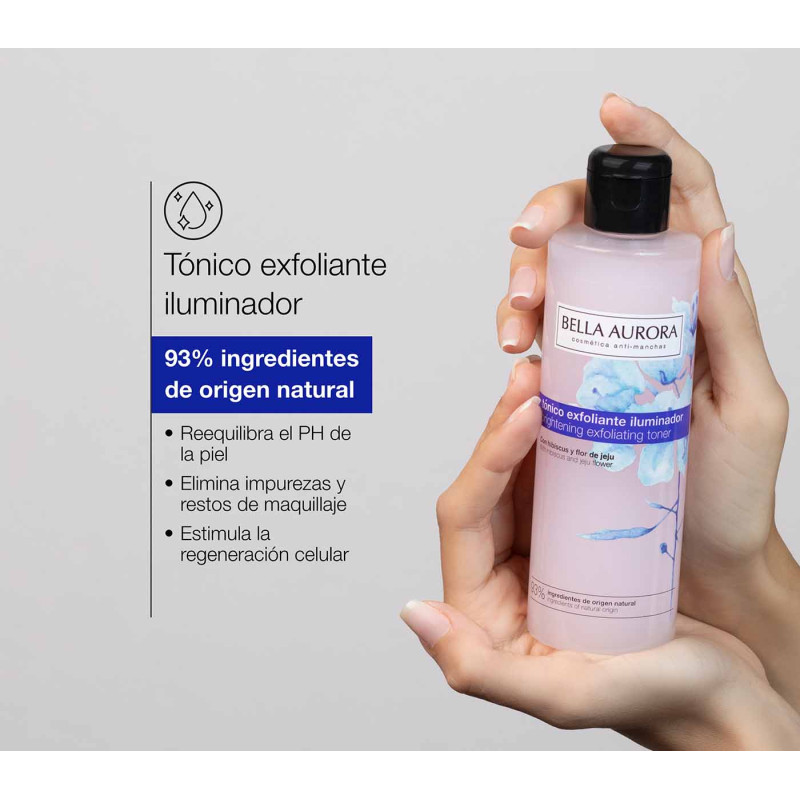 Bella Aurora Tónico exfoliante e iluminador Promoción trimestral