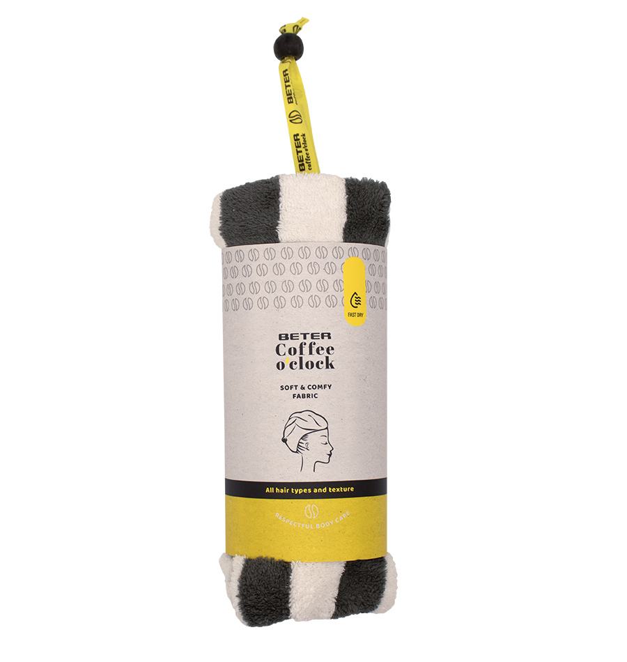 Beter Toalla -Turbante de cabello Coffee O clock Mejor oferta