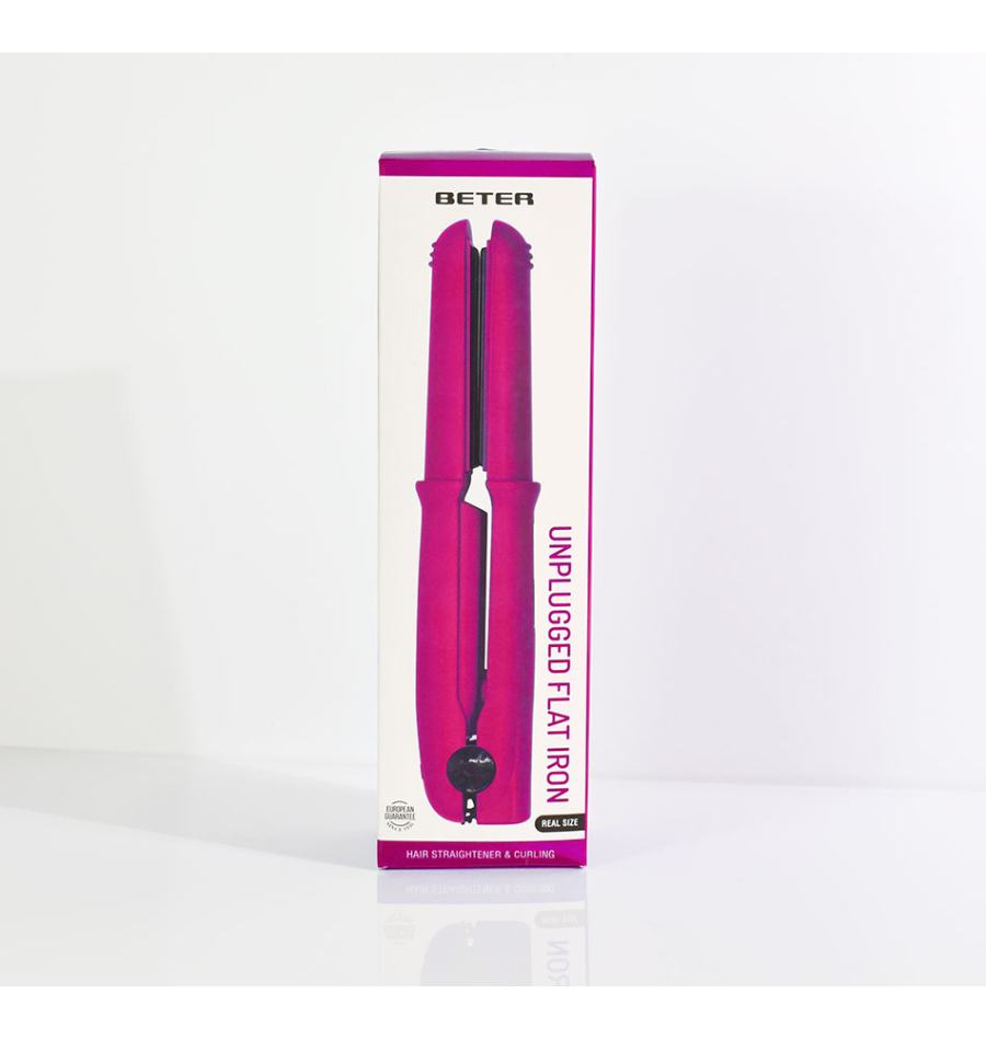 Beter Plancha de cabello inalámbrica GRWM- Rosa Envío gratis