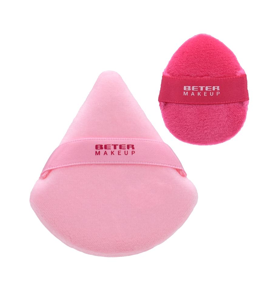 Beter 2 piezas triangular powder puff