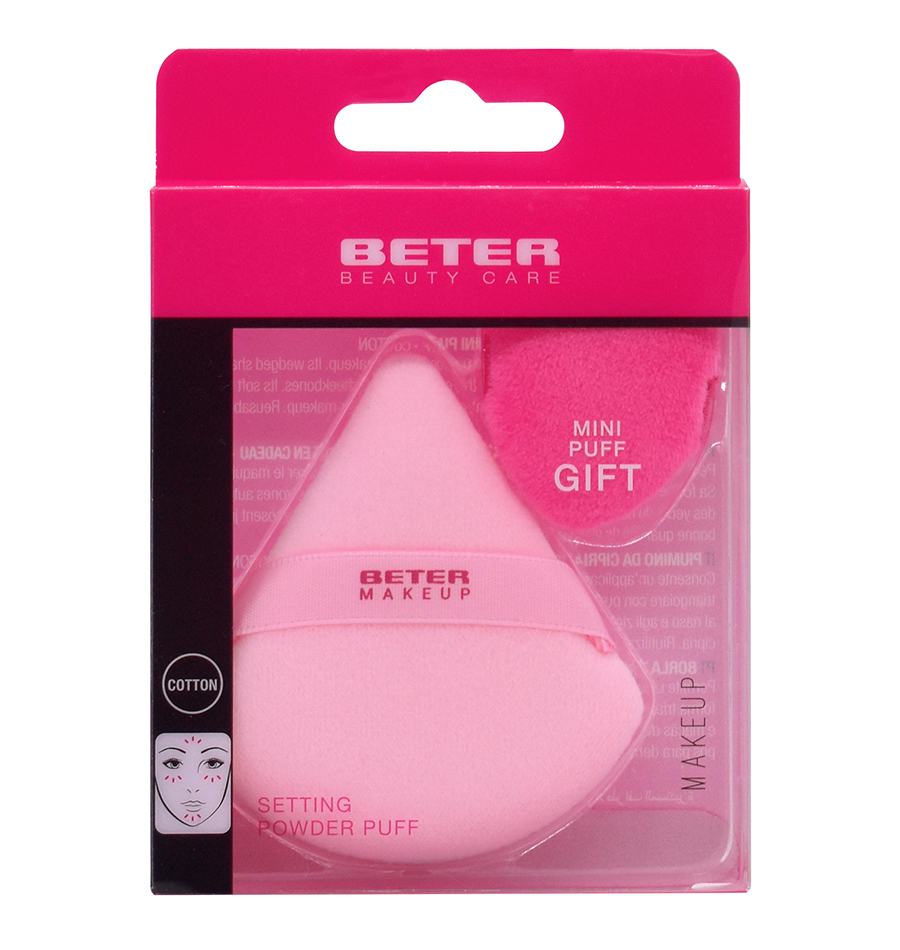 Beter 2 piezas triangular powder puff En oferta