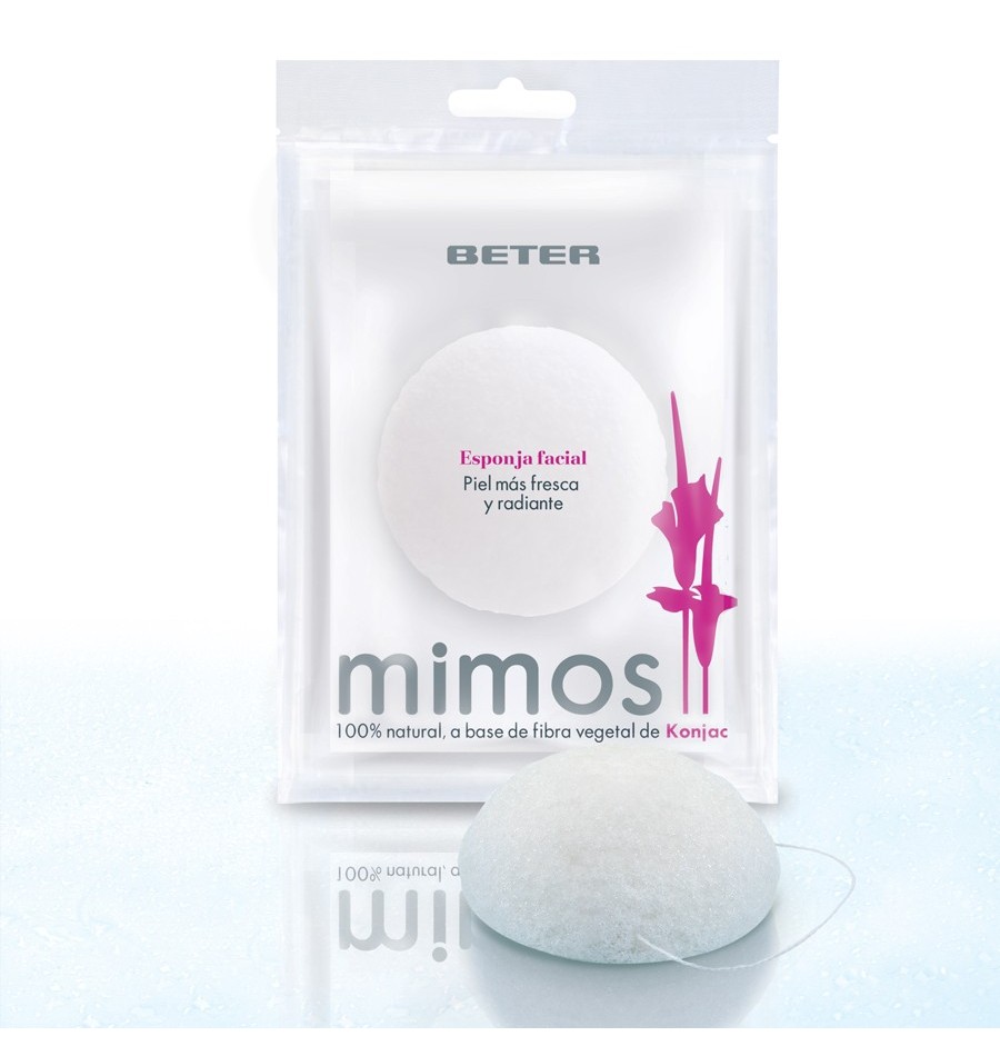 Beter MIMOS esponja facial con fibra vegetal de Konjac Tienda