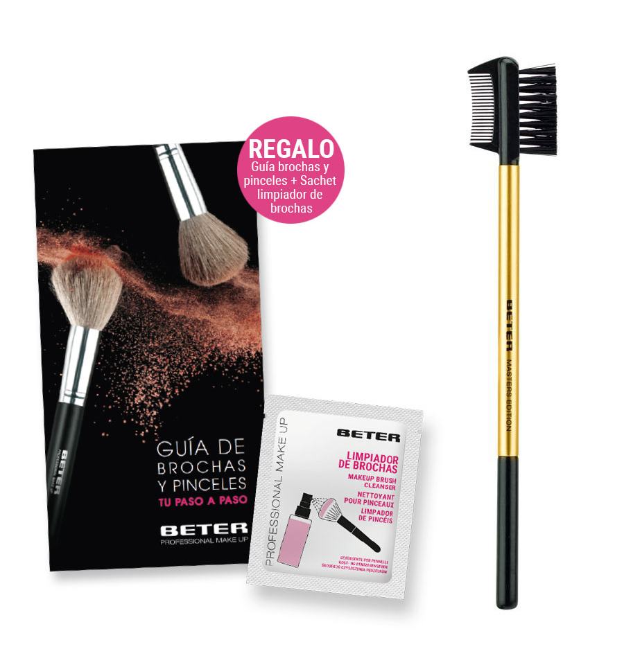 Beter Cepillo de cejas y peine de pestañas. Pelo sintético