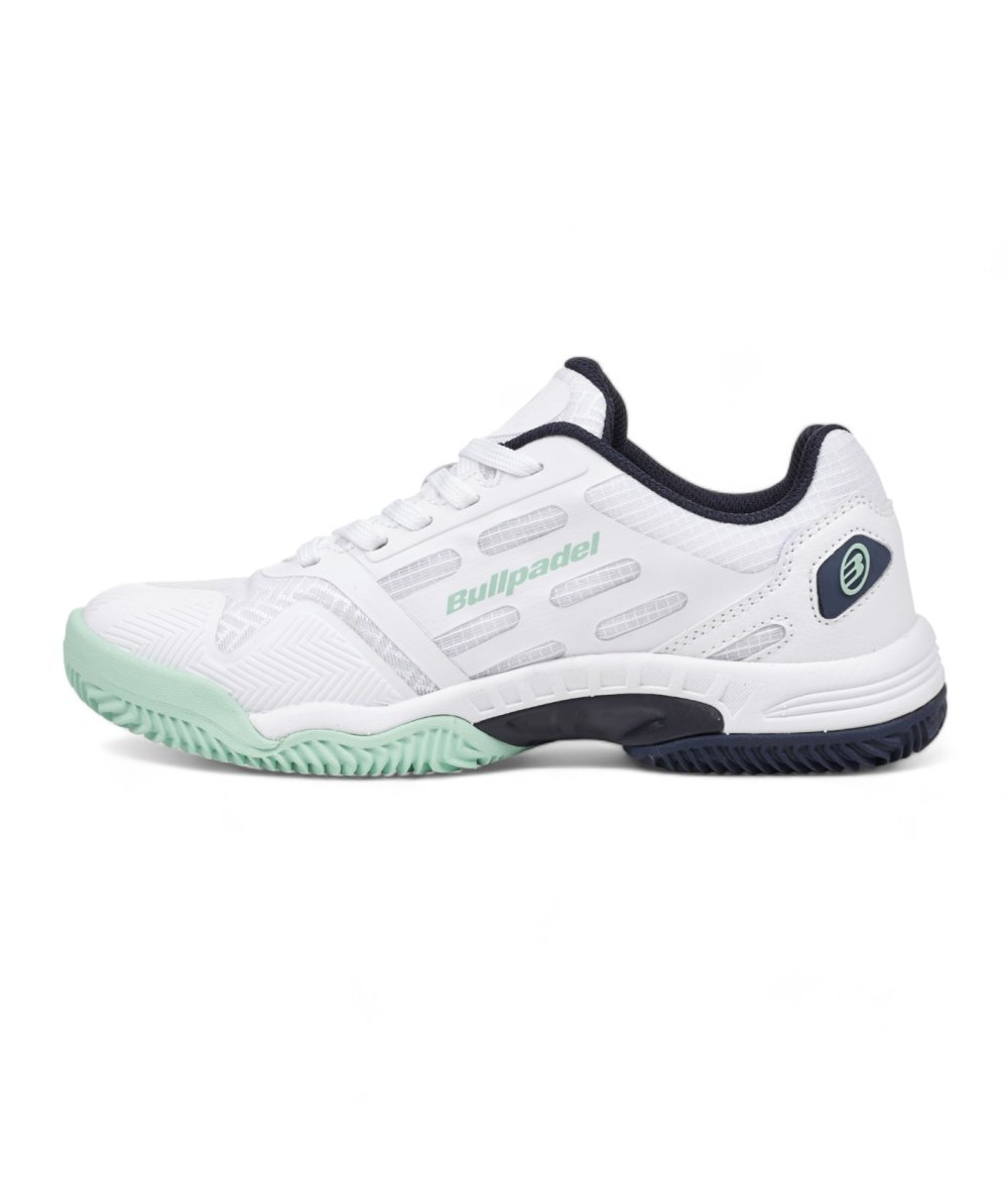 Bullpadel ZAPATILLA BULLPADEL INDIGA W 25V BLANCO Y TURQUESA Últimos 3 días