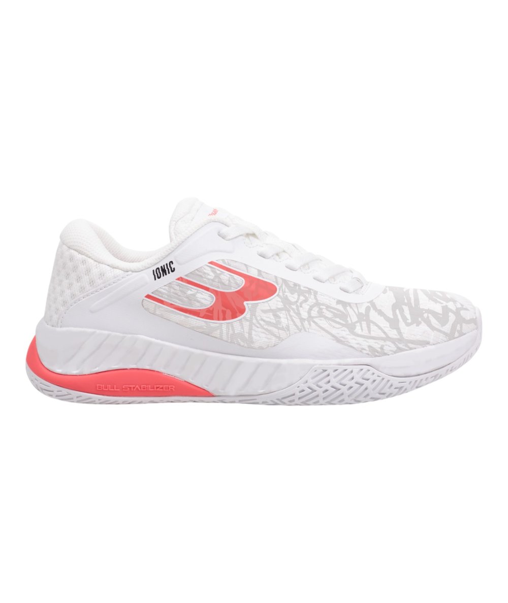 Bullpadel ZAPATILLA BULLPADEL IONIC W 25V BLANCO Y ROSA