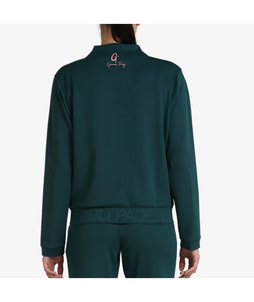 Bullpadel SUDADERA BULLPADEL ICACO GT VERDE PROFUNDO Venta caliente