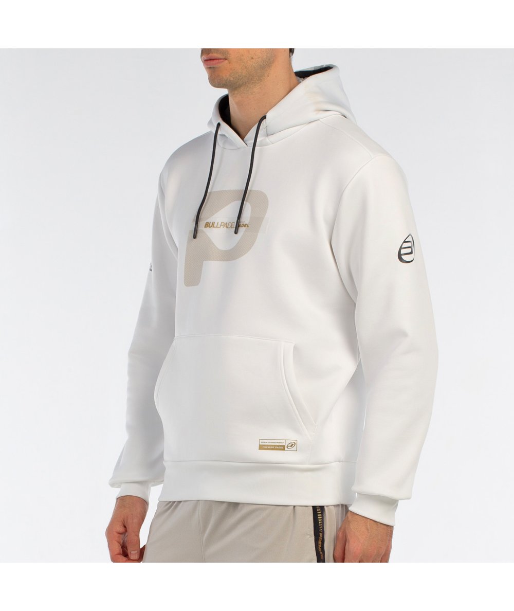 Bullpadel SUDADERA BULLPADEL BROTA BLANCO Precio de fábrica