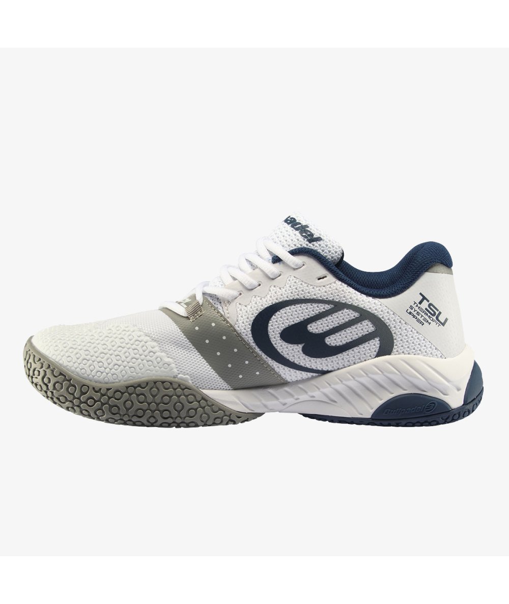 Bullpadel ZAPATILLA BULLPADEL COMFORT 23I BLANCO/AZUL MARINO Ahorra y exporta