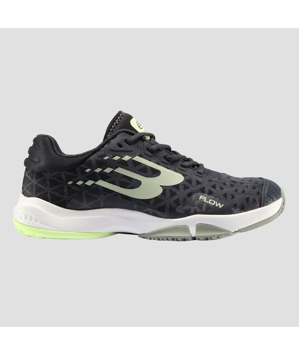 Bullpadel ZAPATILLA BULLPADEL FLOW 24V NEGRO/EUCALIPTO