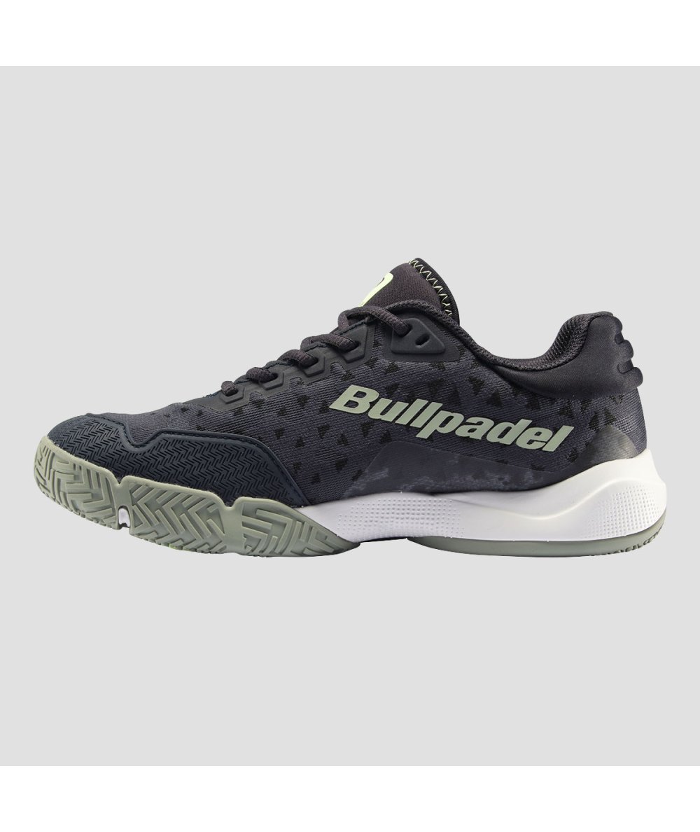 Bullpadel ZAPATILLA BULLPADEL FLOW 24V NEGRO/EUCALIPTO Devoluciones gratuitas