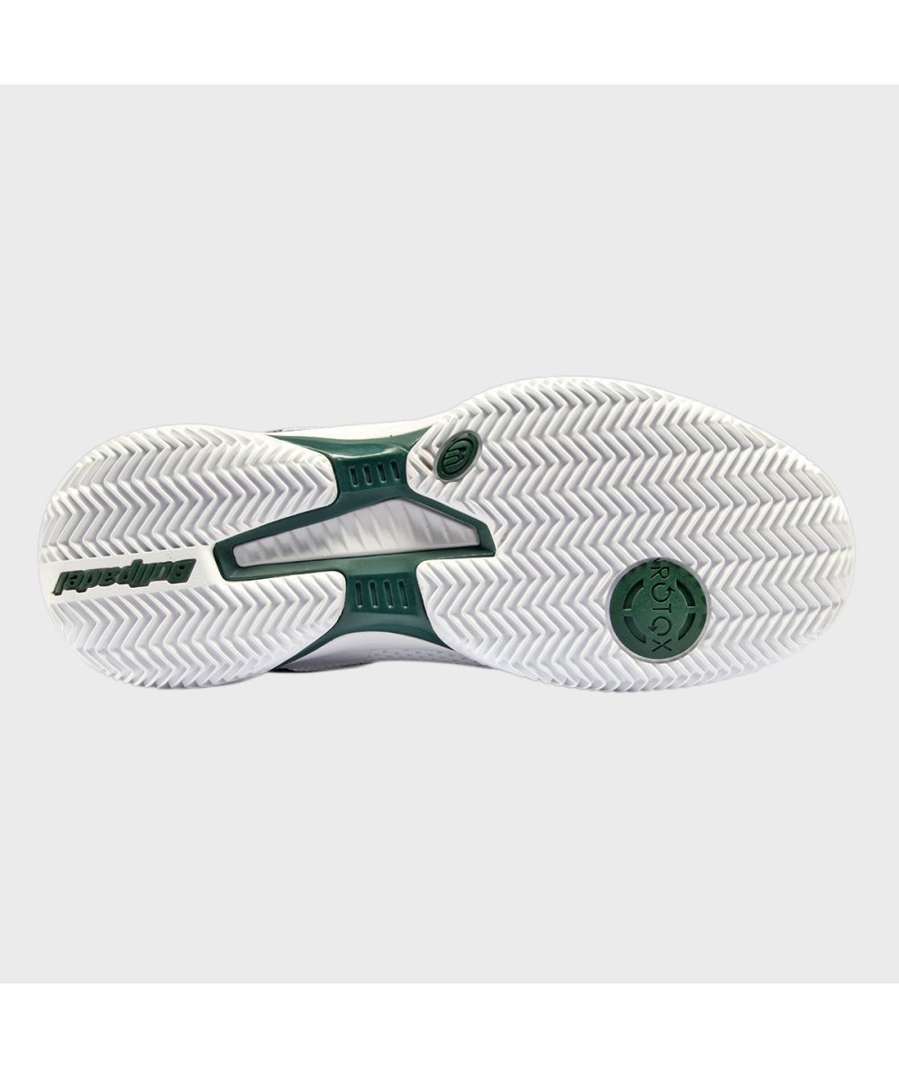 Bullpadel ZAPATILLA BULLPADEL PERFORMANCE GRIP 24I BLANCO Y VERDE Gran oferta
