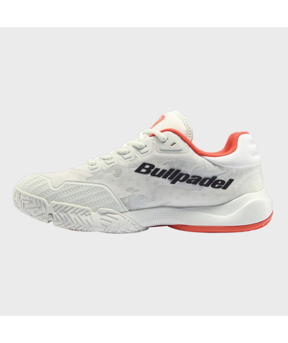 Bullpadel ZAPATILLA BULLPADEL FLOW 24I BLANCO Y NARANJA Rebajas top