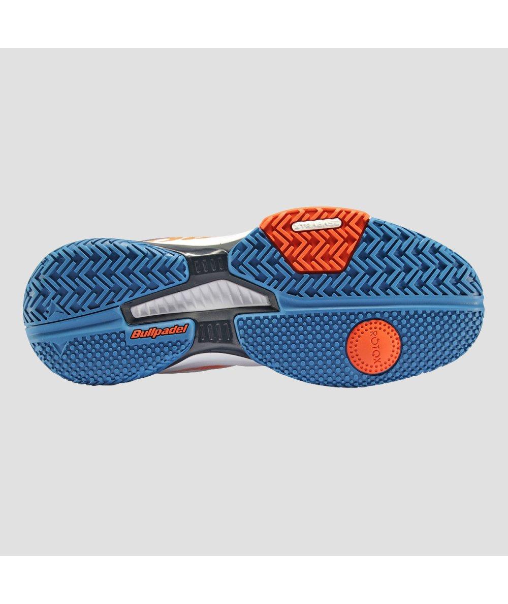 Bullpadel ZAPATILLA BULLPADEL PERFORMANCE HYBRID 24V BLANCO/AZUL MARINO Rebajas de fin de temporada