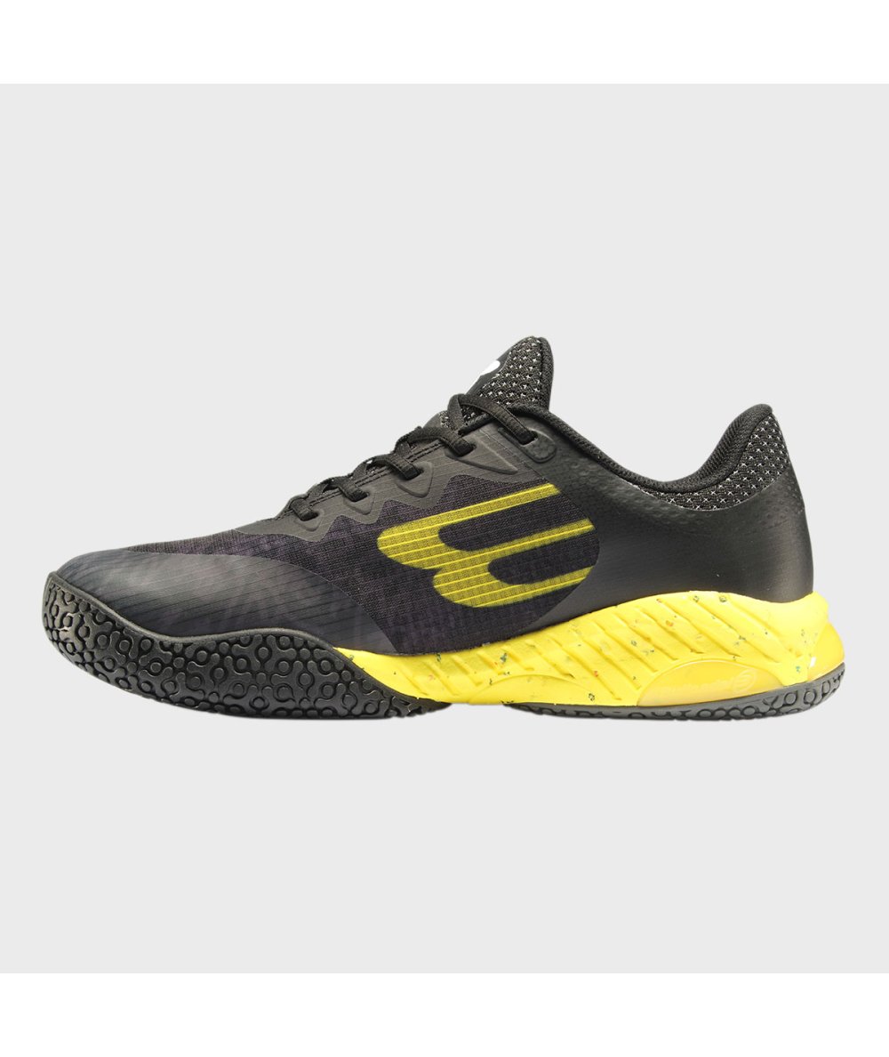 Bullpadel ZAPATILLA BULLPADEL IONIC 24I NEGRO Y AMARILLO Ventas relámpago