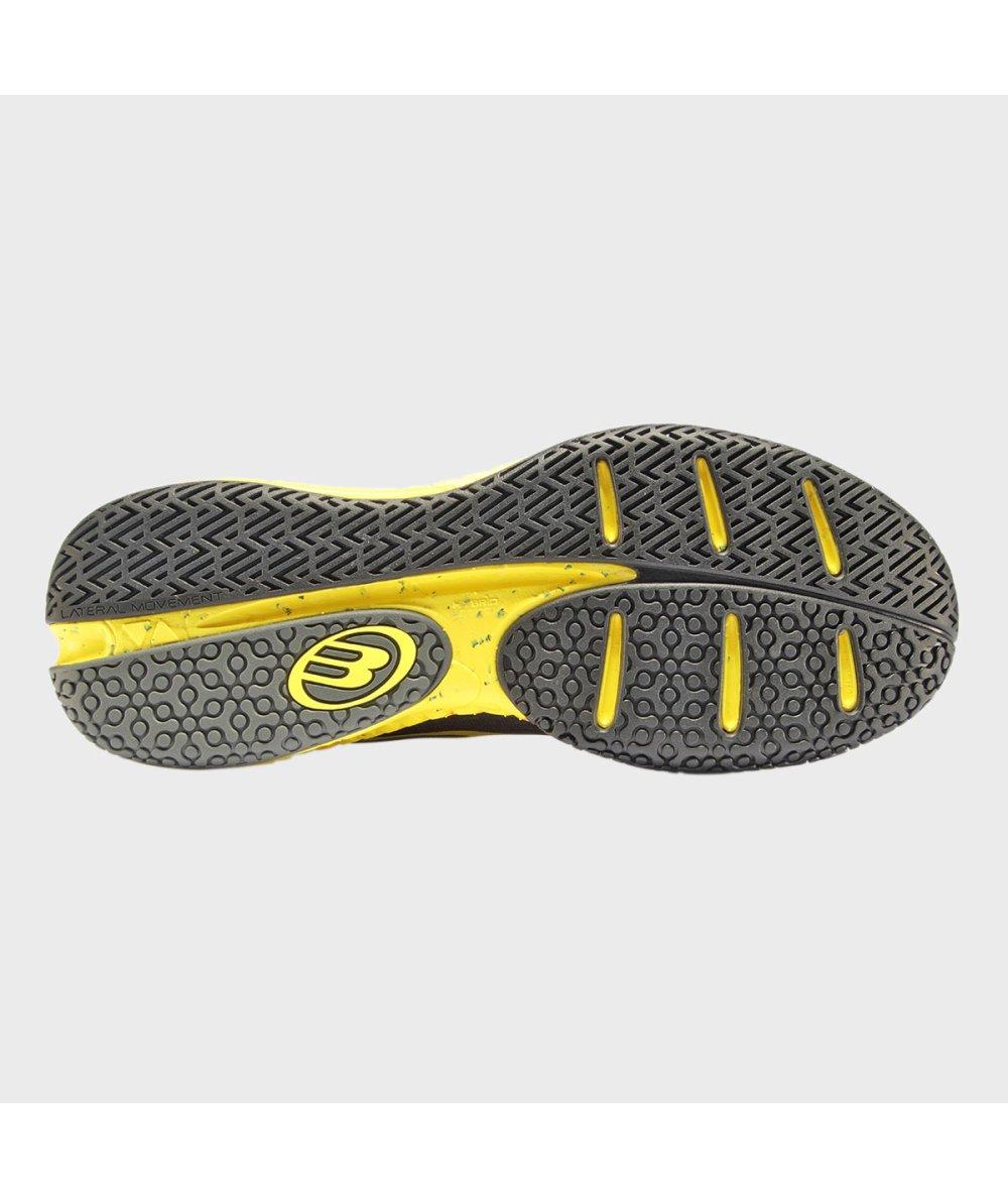 Bullpadel ZAPATILLA BULLPADEL IONIC 24I NEGRO Y AMARILLO Ventas relámpago