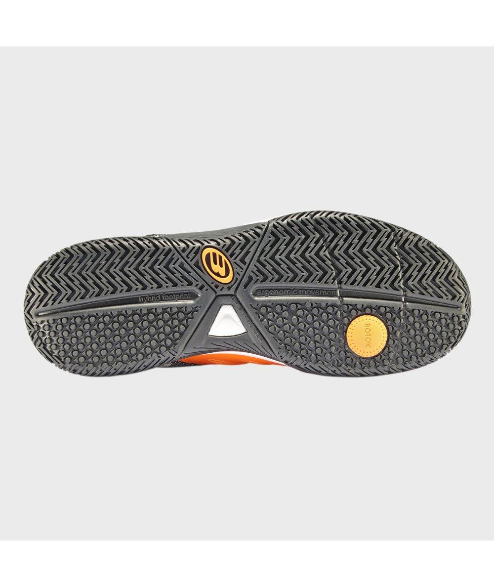 Bullpadel ZAPATILLA BULLPADEL PERFORMANCE COMFORT 24I NEGRO Y NARANJA Tienda