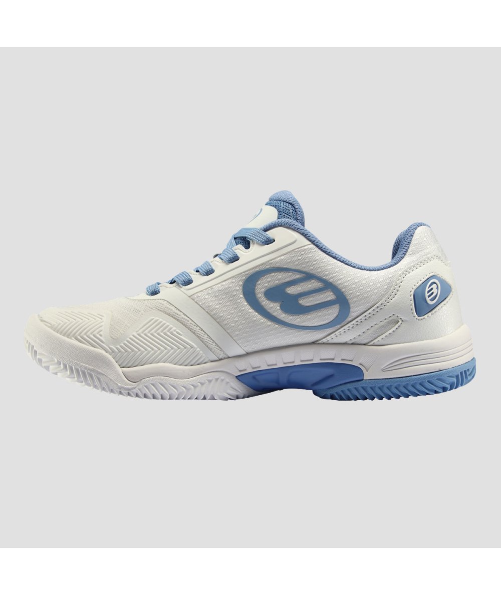 Bullpadel ZAPATILLA BULLPADEL BEKER W 24V BLANCO / AZUL OSCURO Promoción trimestral