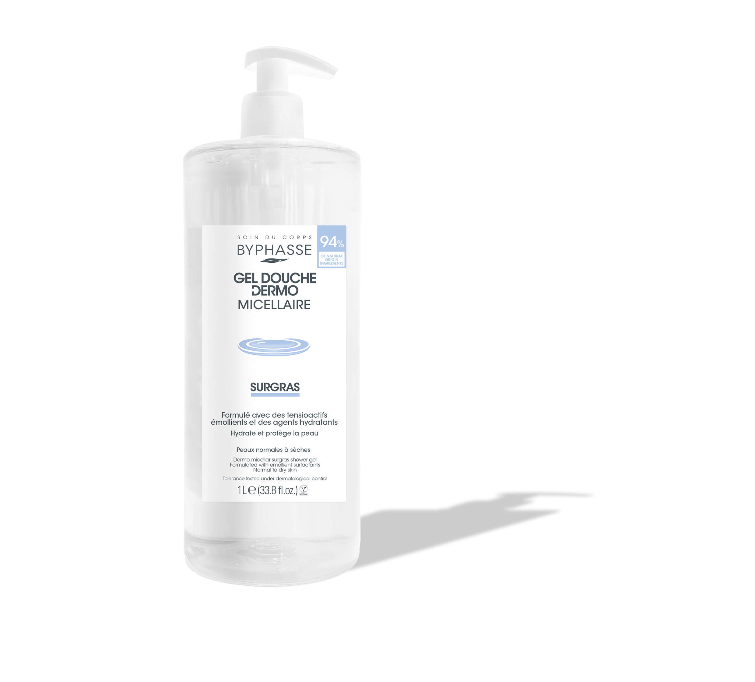 Byphasse DERMO MICELLAR SHOWER GEL SURGRAS 1L