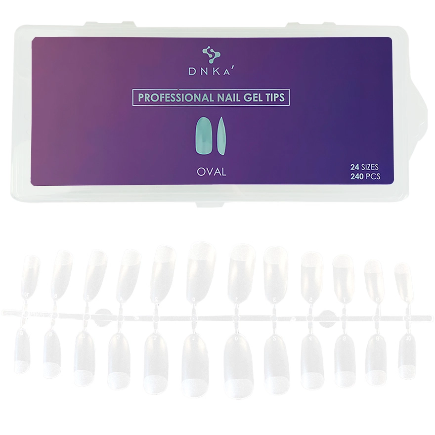 Dessata Professional Nail Gel Tips DNKa’ Oval 240 pcs