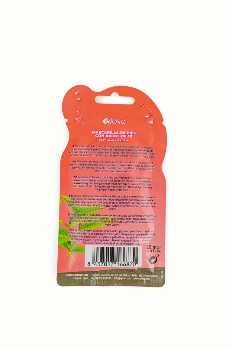 Ejove MASCARILLA DE PIES DE ÁRBOL DEL TE [EJ222] 20ml Venta caliente