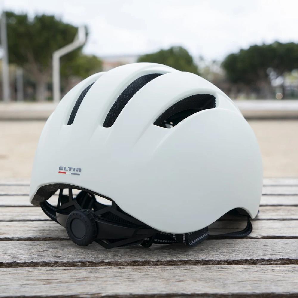 Eltin Casco de Bici Urbana Bliss Blanco roto mate Última moda