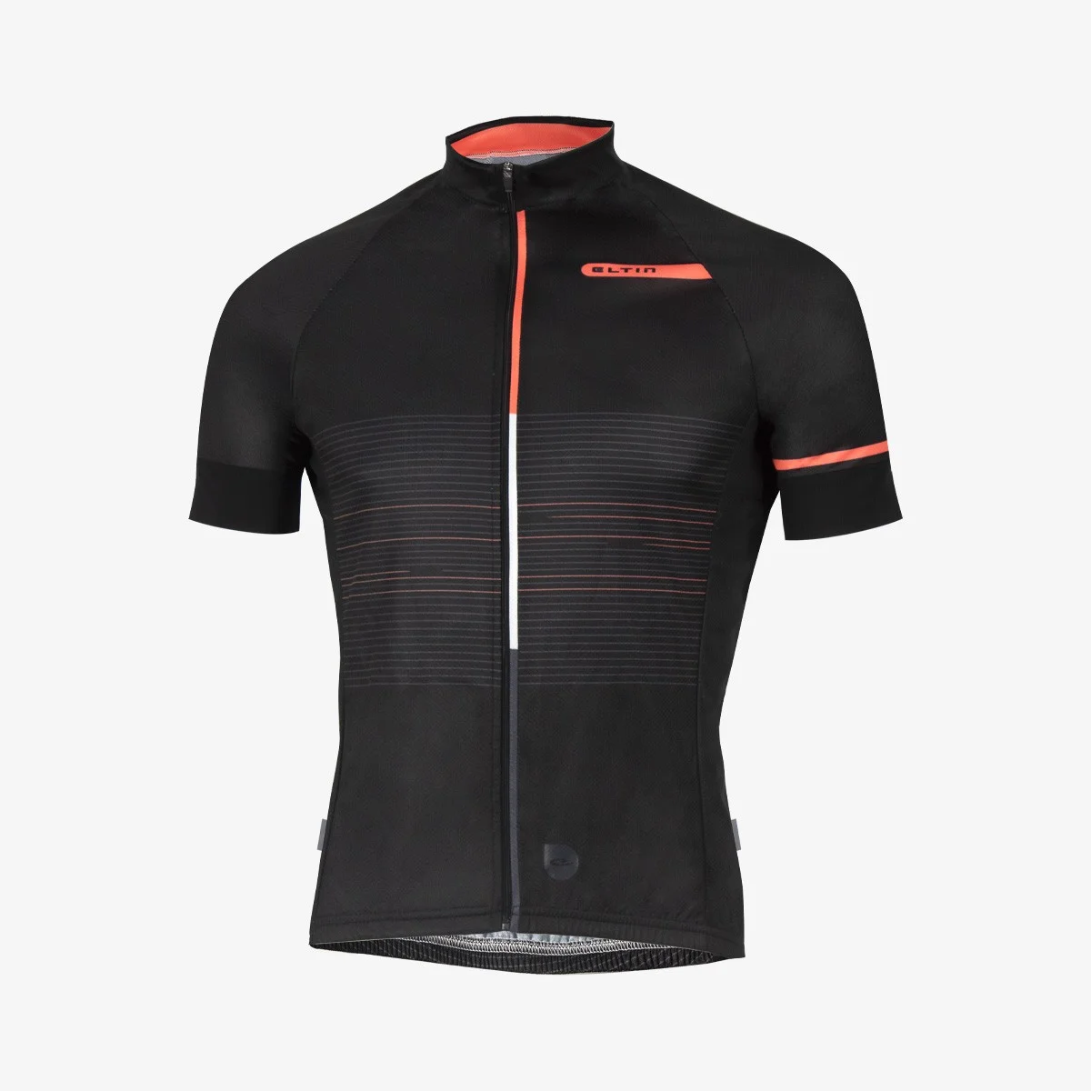 Eltin Maillot Ciclismo Futurism Negro y Coral En oferta