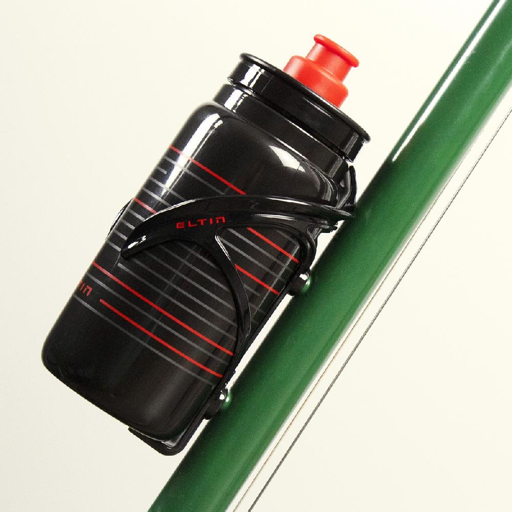 Eltin Portabidón Nerve - Fibra Negro/Rojo Último día