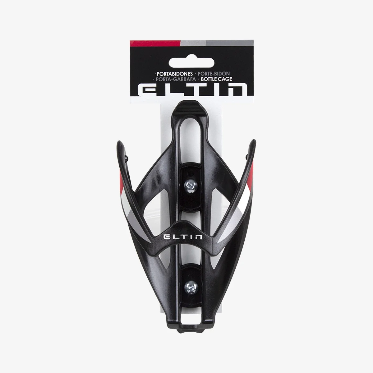 Eltin Portabidón Track - Fibra negro rojo y blanco Promoción por tiempo limitado