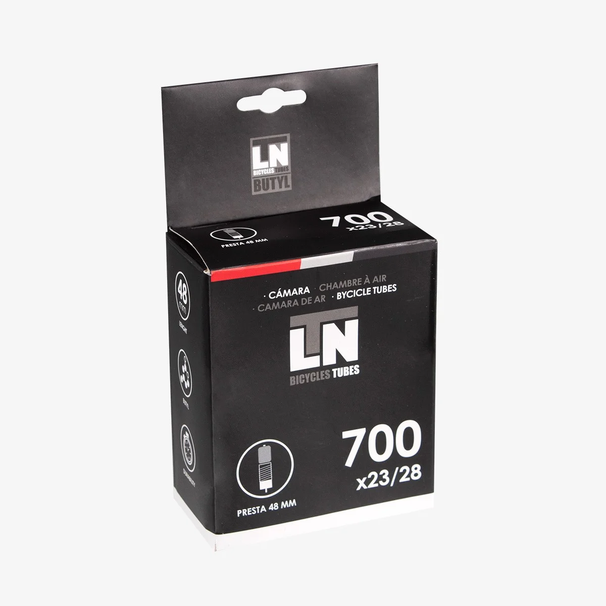 Eltin Cámara 700x23/28 Valv. Presta 48 mm Oferta especial de fábrica