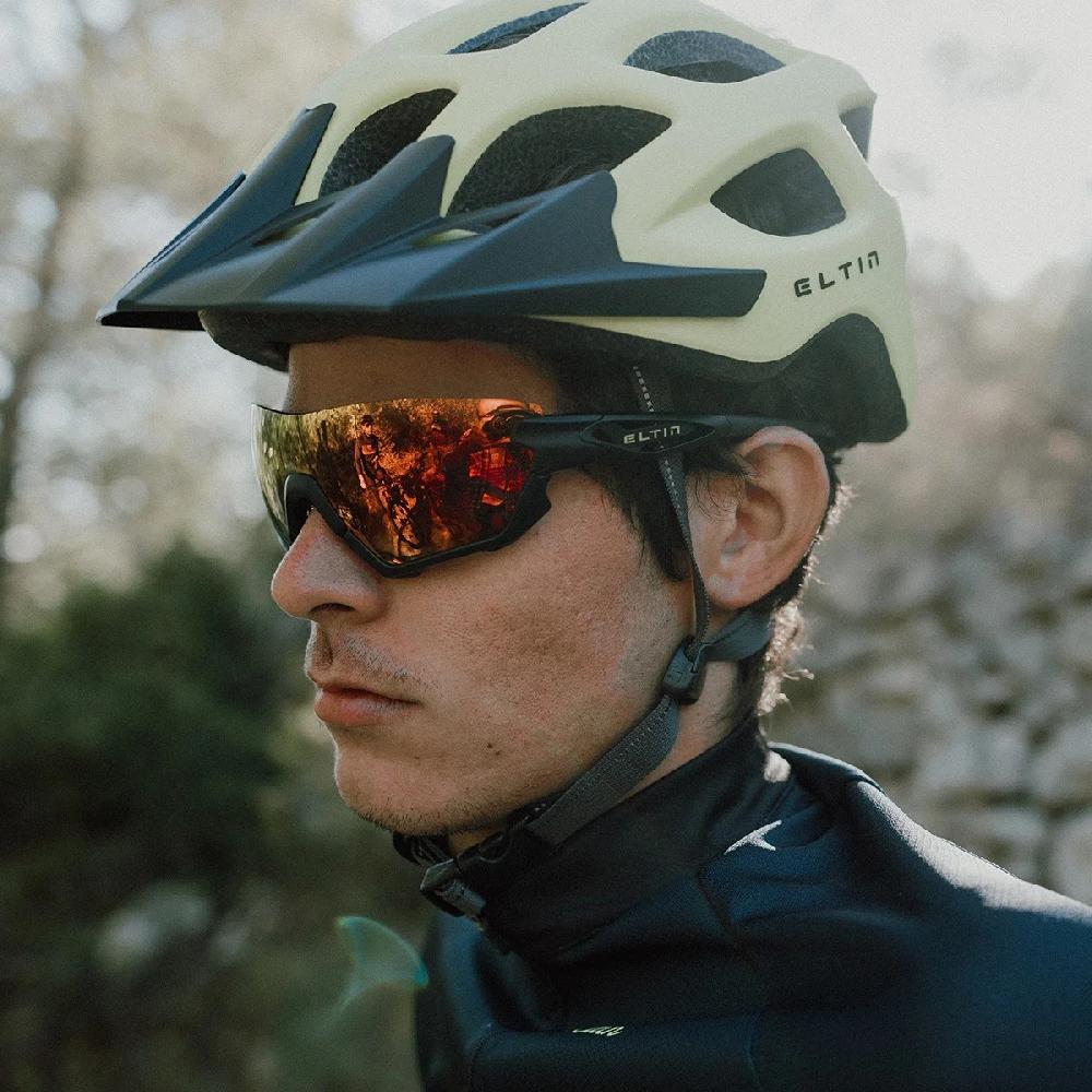Eltin Gafas Oversize Negro y Amarillo Ofertas