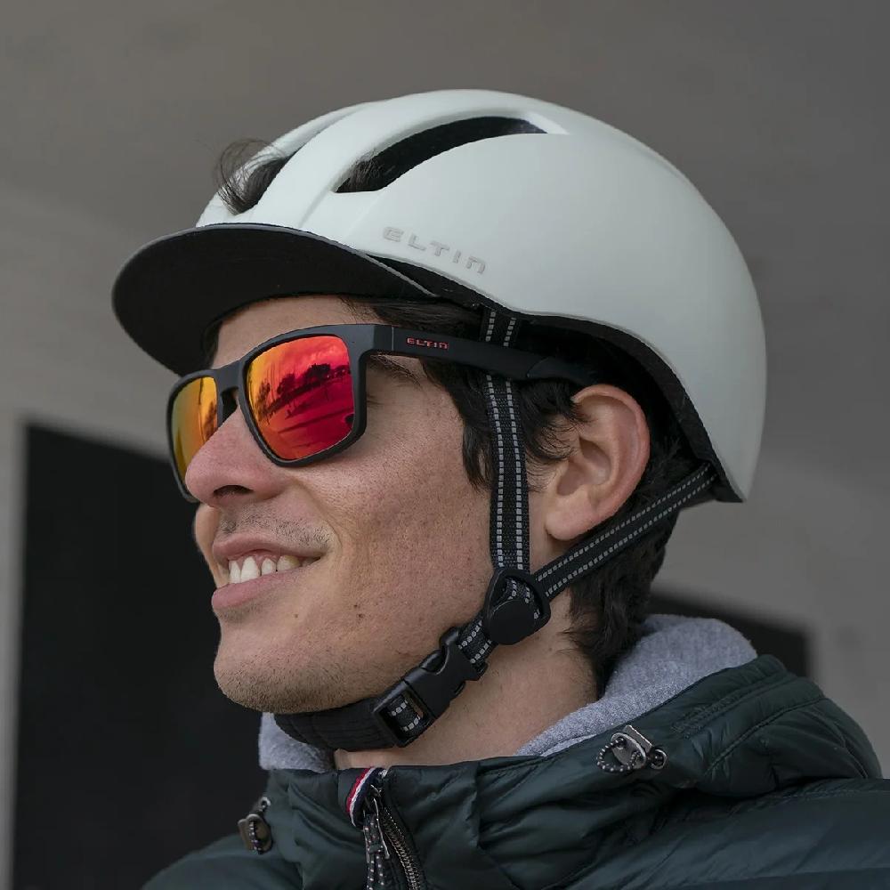 Eltin Gafas Grant Negro mate y Rojo Precios de Black Friday
