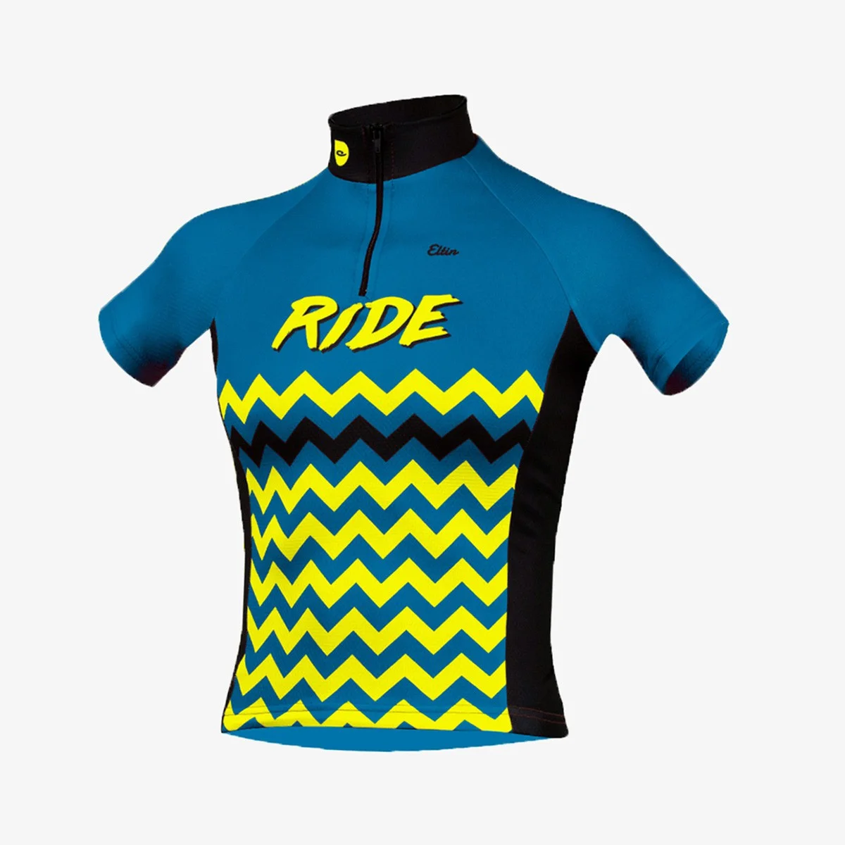 Eltin Maillot Niño Ride Azul y Amarillo flúor Precio ultrabajo
