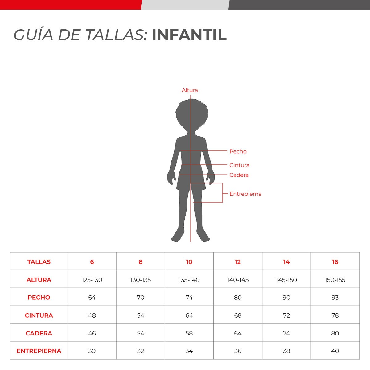 Eltin Maillot Niño Ride Rojo y Blanco Devoluciones gratuitas