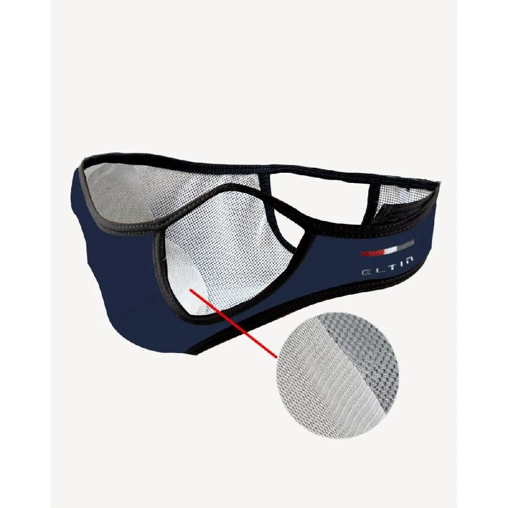 Eltin Mascarilla Deportiva Reutilizable Negro y Azul En oferta